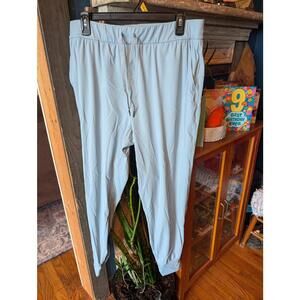 SAGE powder blue athletic casual womens pants sz L